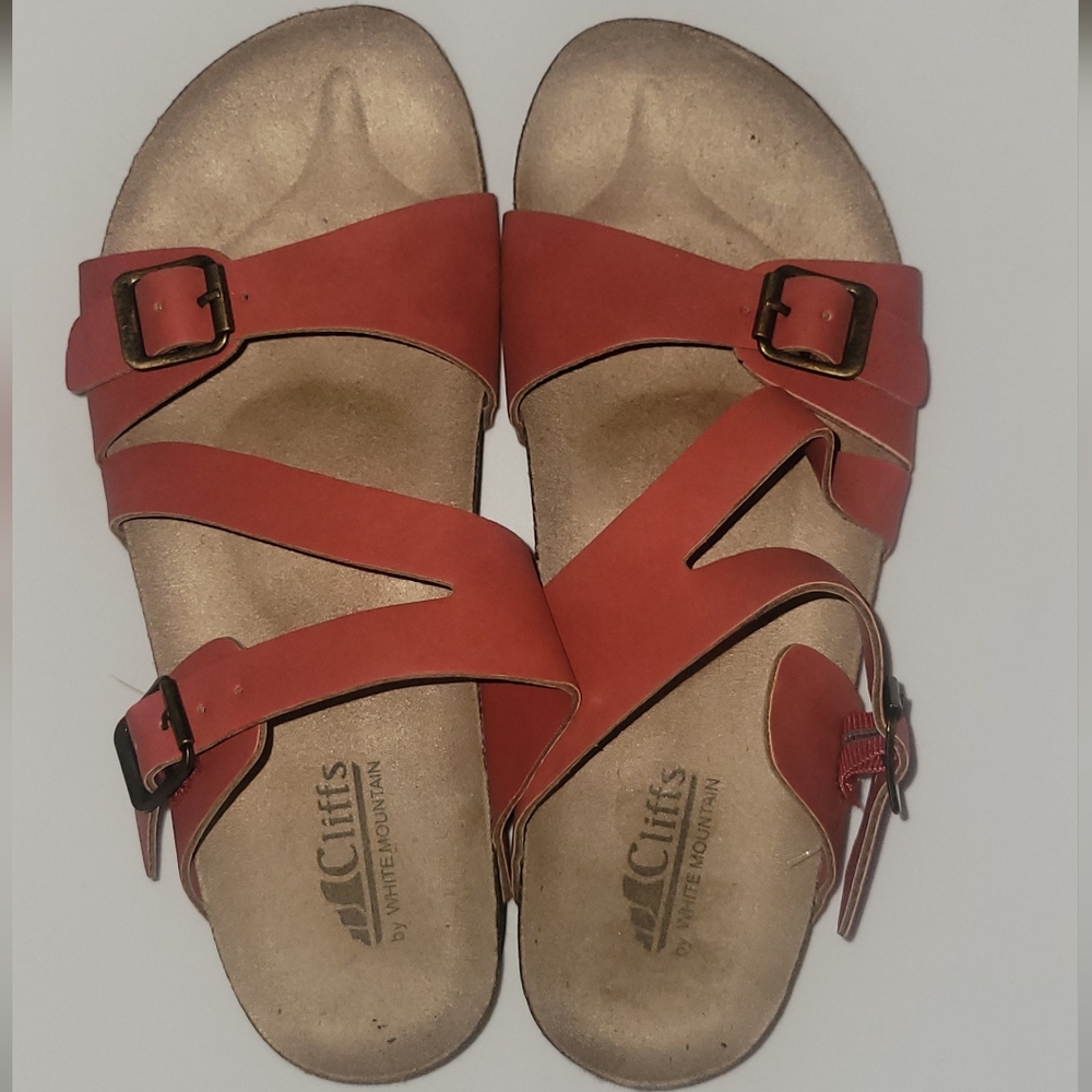 Cliffs by White Mountain Women's Orange Sandals